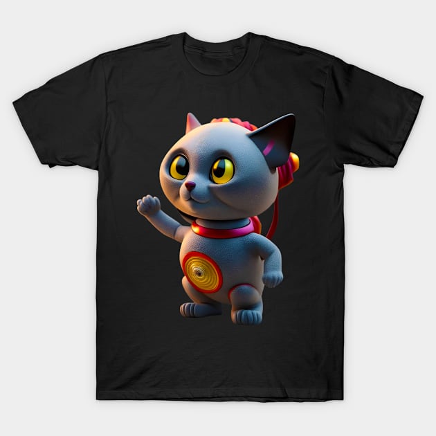 Adorable, Cool, Cute Cats and Kittens 28 T-Shirt by The Black Panther